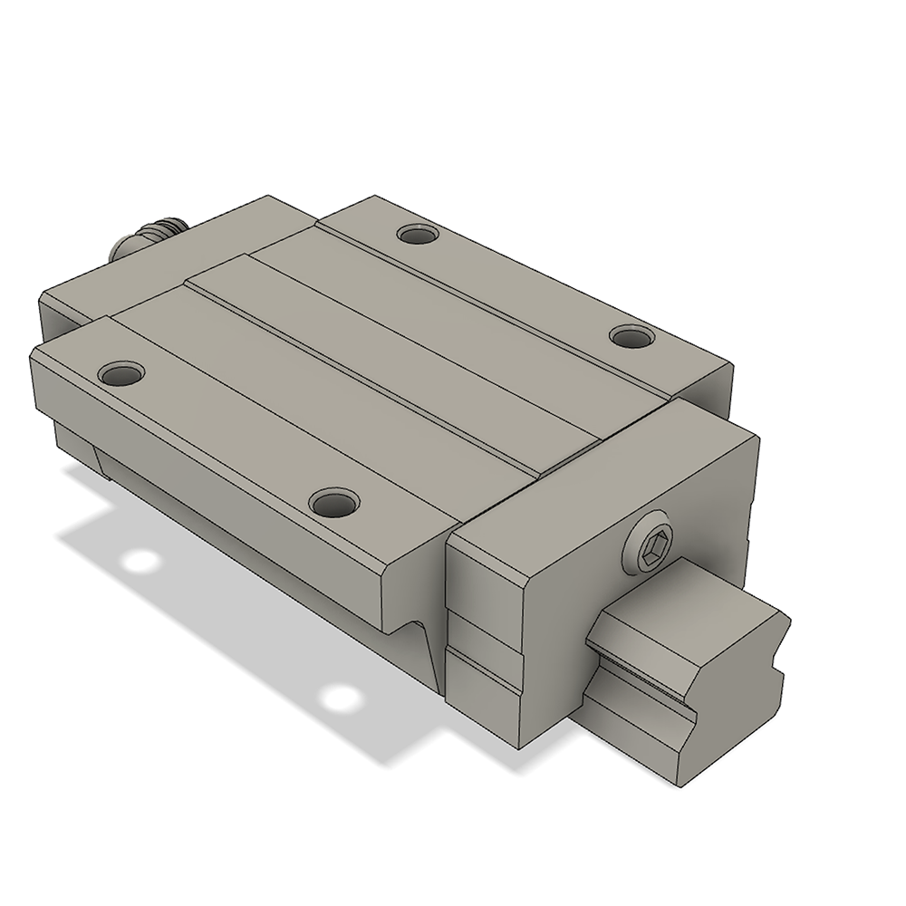 LSH30F1L1X1640S20CH-M6 AIRTAC PROFILE RAIL ASSEMBLY<br>LSH 30MM HIGH ACCURACY, MEDIUM PRELOAD, STANDARD TOP MOUNTING FLANGE - LONG BLOCK, RAIL L = 1640MM QTY: 1 BLOCK
